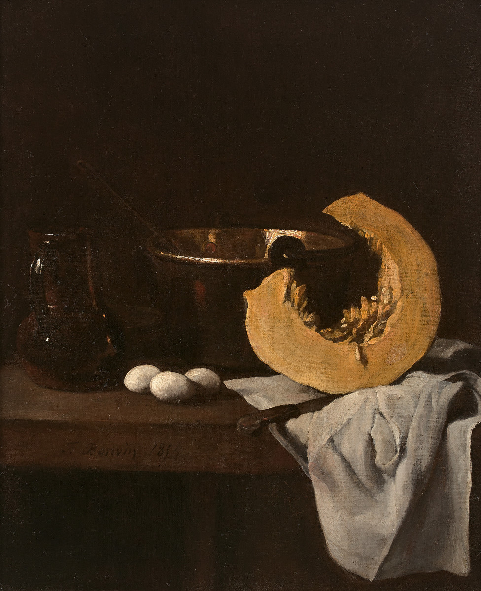 François Bonvin, Nature morte au potiron